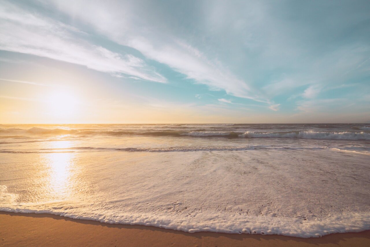 Perth coastline at sunset