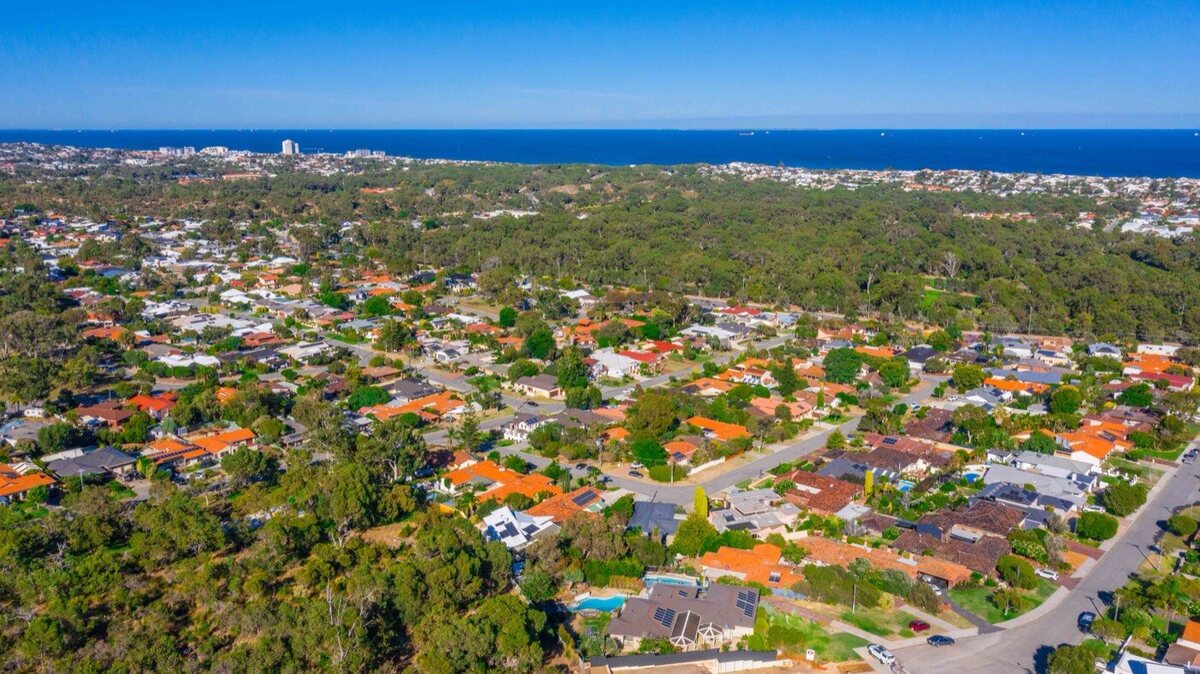 Karrinyup residential street near the shopping precinct